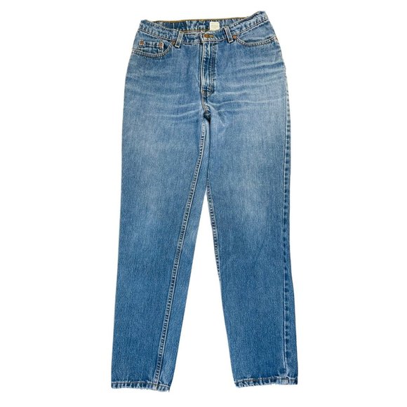 Vintage Levis 512 Slim Fit Tapered Leg Distressed Jeans USA - Picture 1 of 12